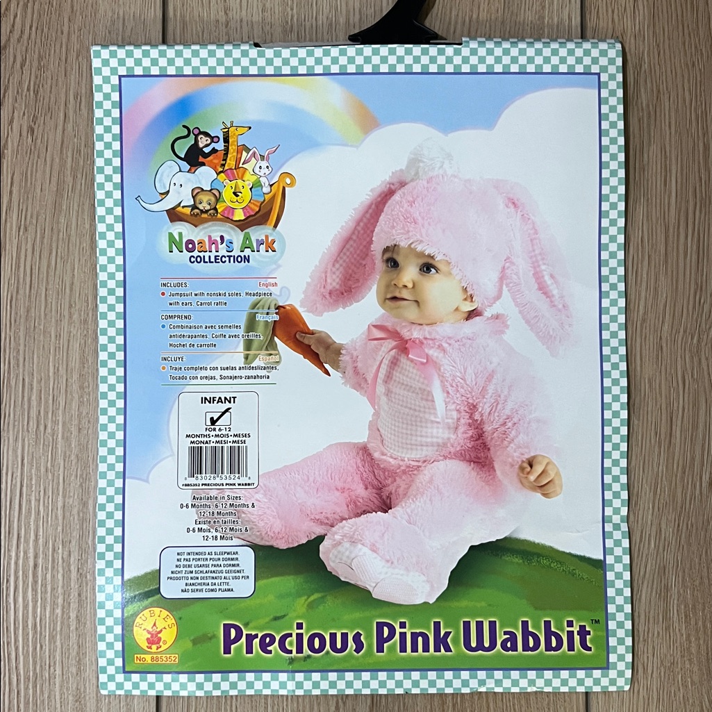 Euc - Rubie's Adorable Pink Bunny Outfit
